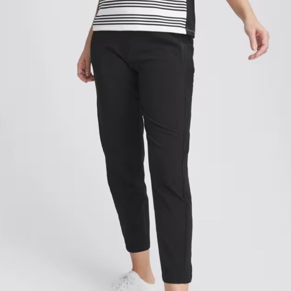 CHICO'S Zenergy® UPF Rib Mix Ankle Pants - Picture 5 of 14